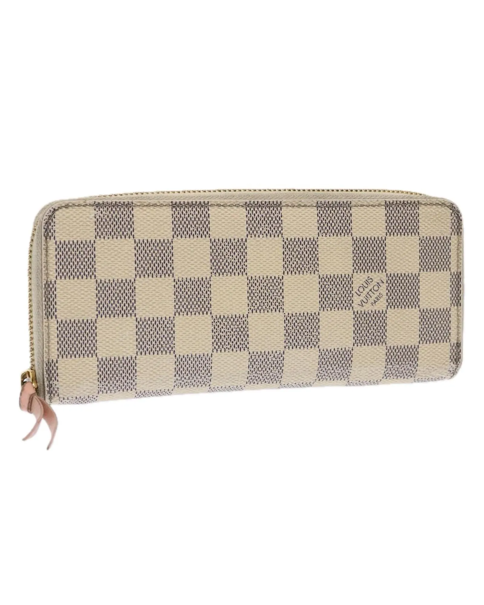 Authentic Damier Azur Long Wallet with Multiple Compartments