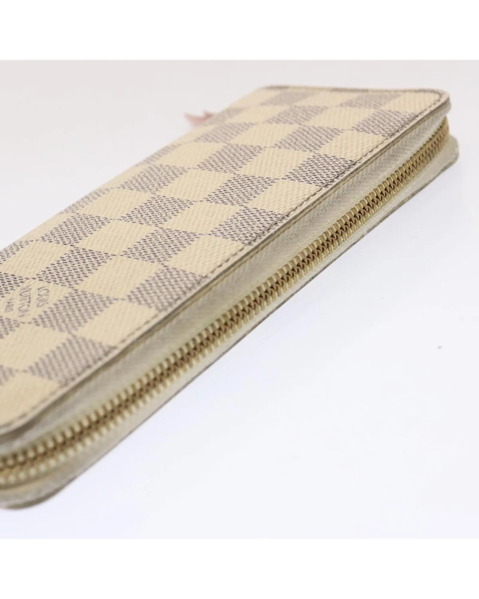 Authentic Damier Azur Long Wallet with Multiple Compartments