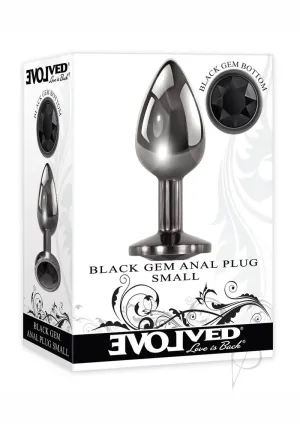 Black Gem Anal Plug Small