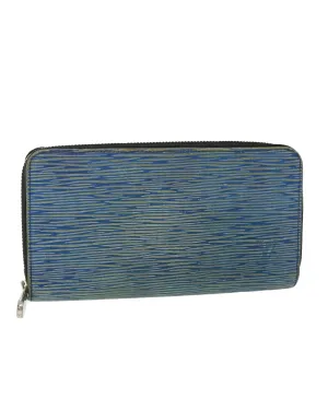 Blue Epi Leather Long Wallet - LV Auth 51251