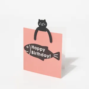 Clip & Card mini - Black Cat