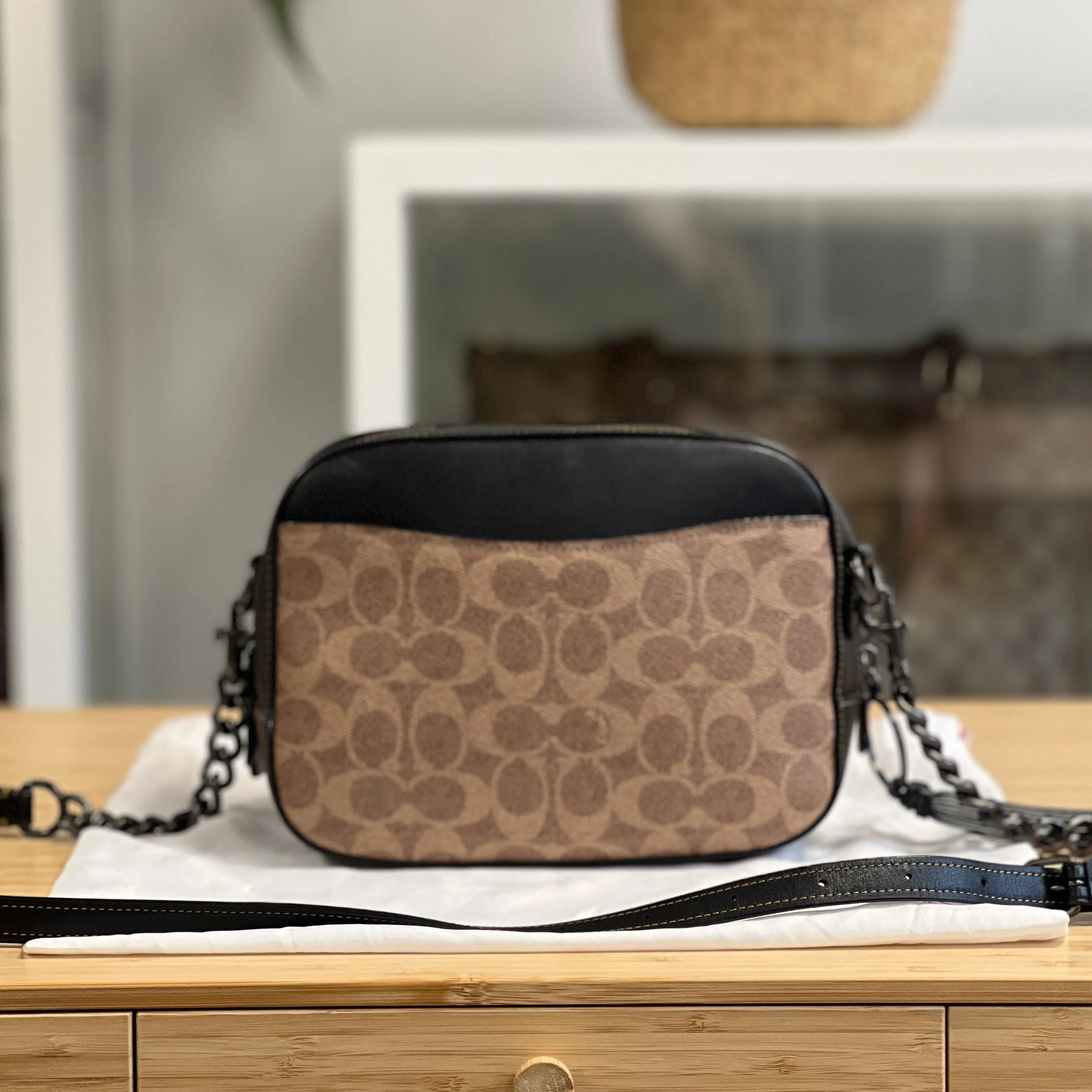 Coach Embellished Camera Bag