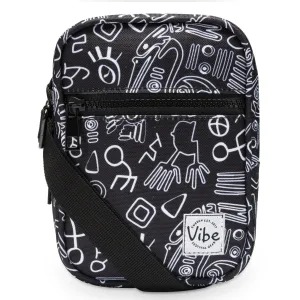 Crossbody Bag Black & White Tribal