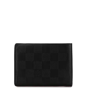 Damier Infini Leather Bifold Wallet with Interior Slip Pockets