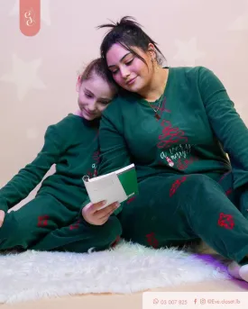 EVE.CLOSET Plus Size Mother And Daughter Pajama