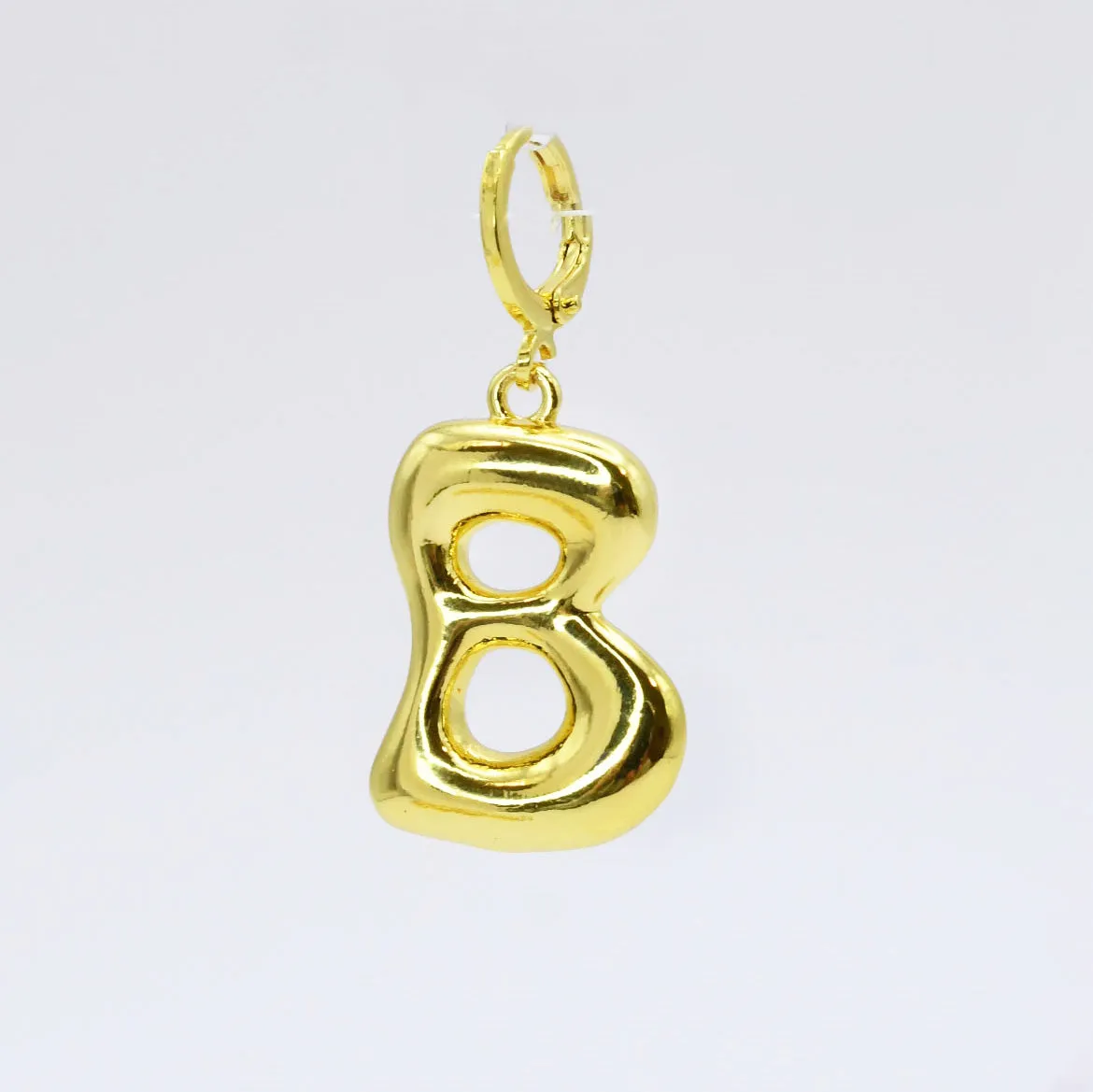 Funky Gold Initial Charm