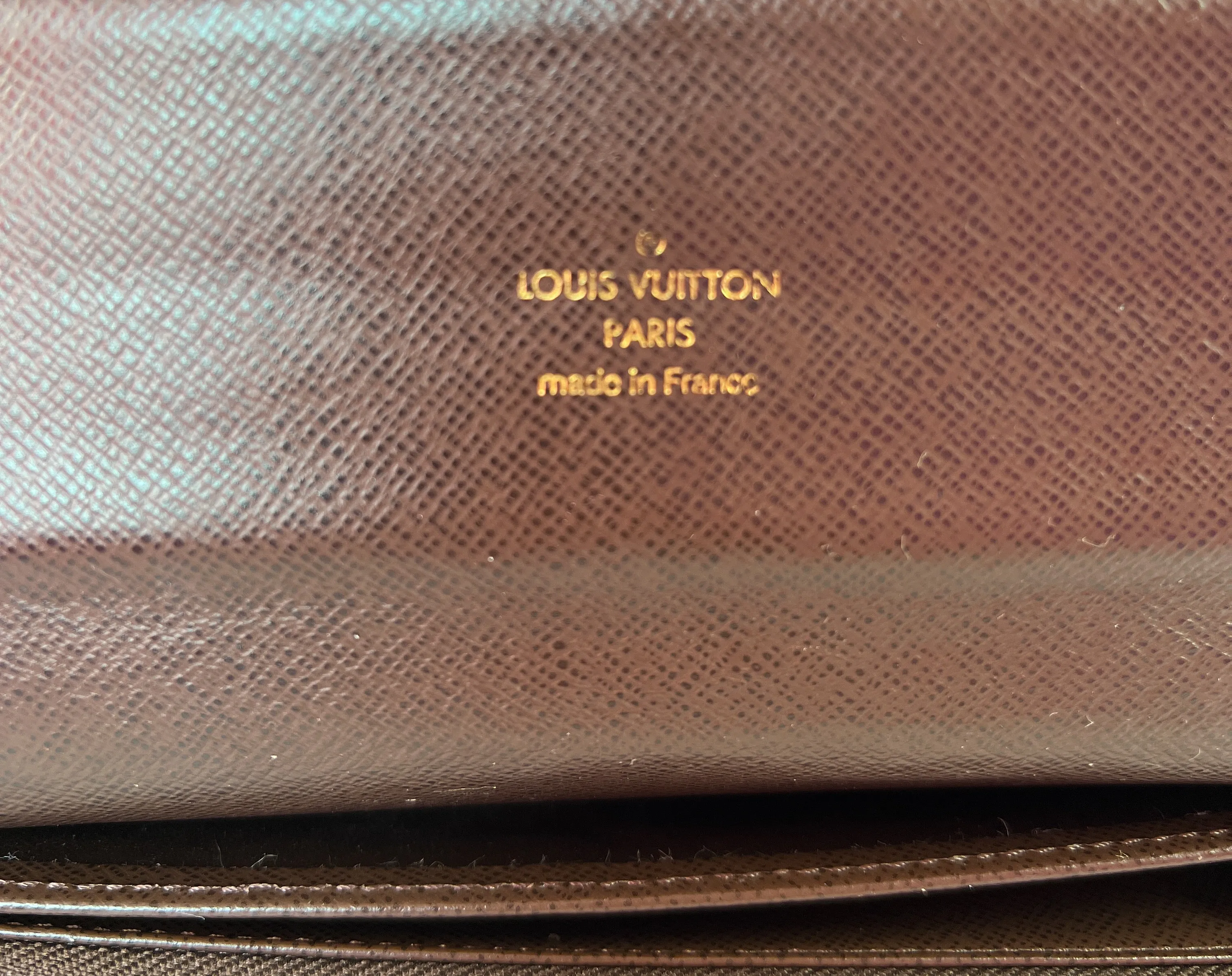 Louis Vuitton brown denim monogram wallet