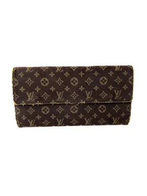 Louis Vuitton brown denim monogram wallet