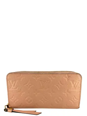 Louis Vuitton Monogram Empreinte Leather Zippy Wallet