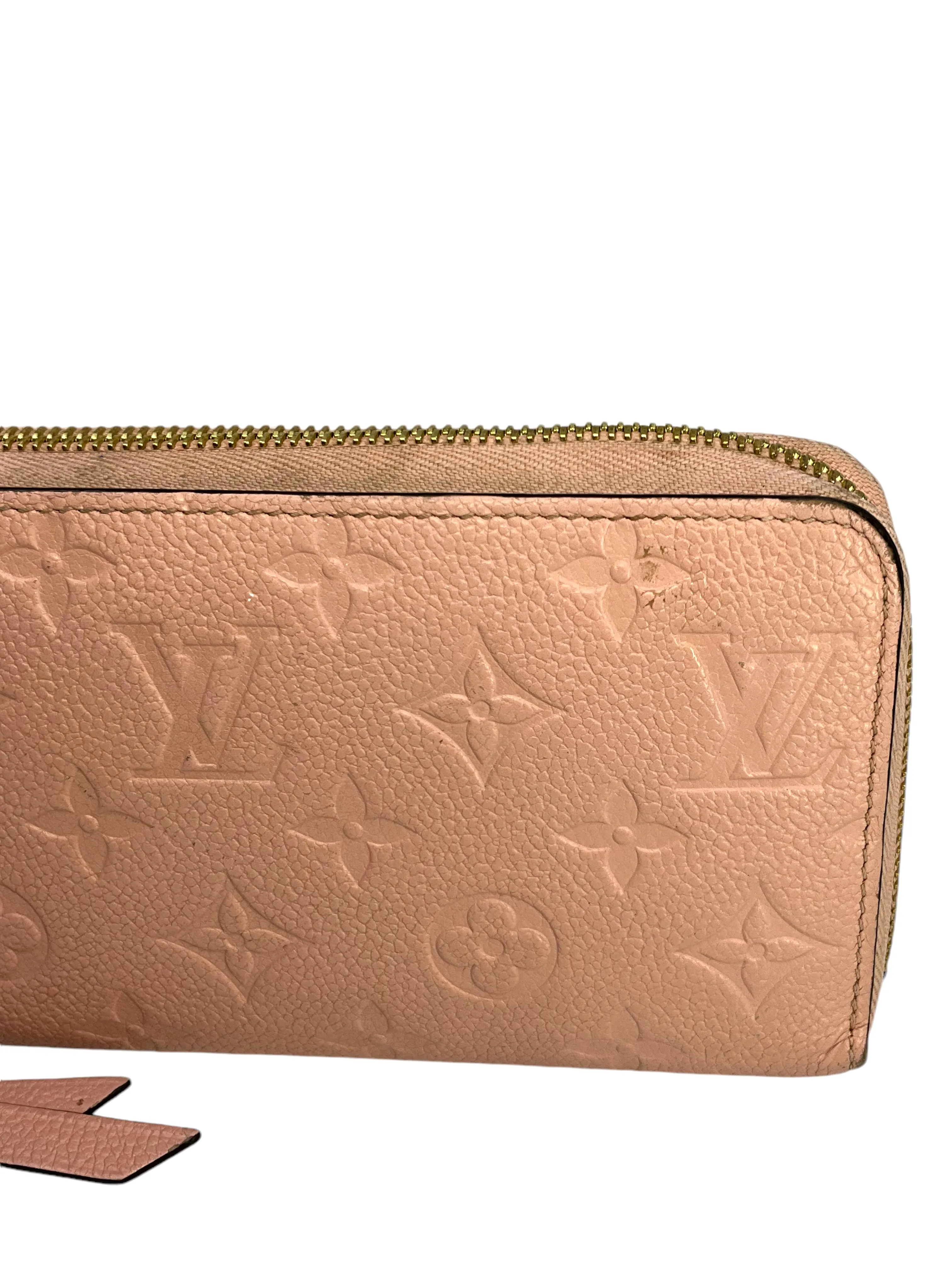 Louis Vuitton Monogram Empreinte Leather Zippy Wallet