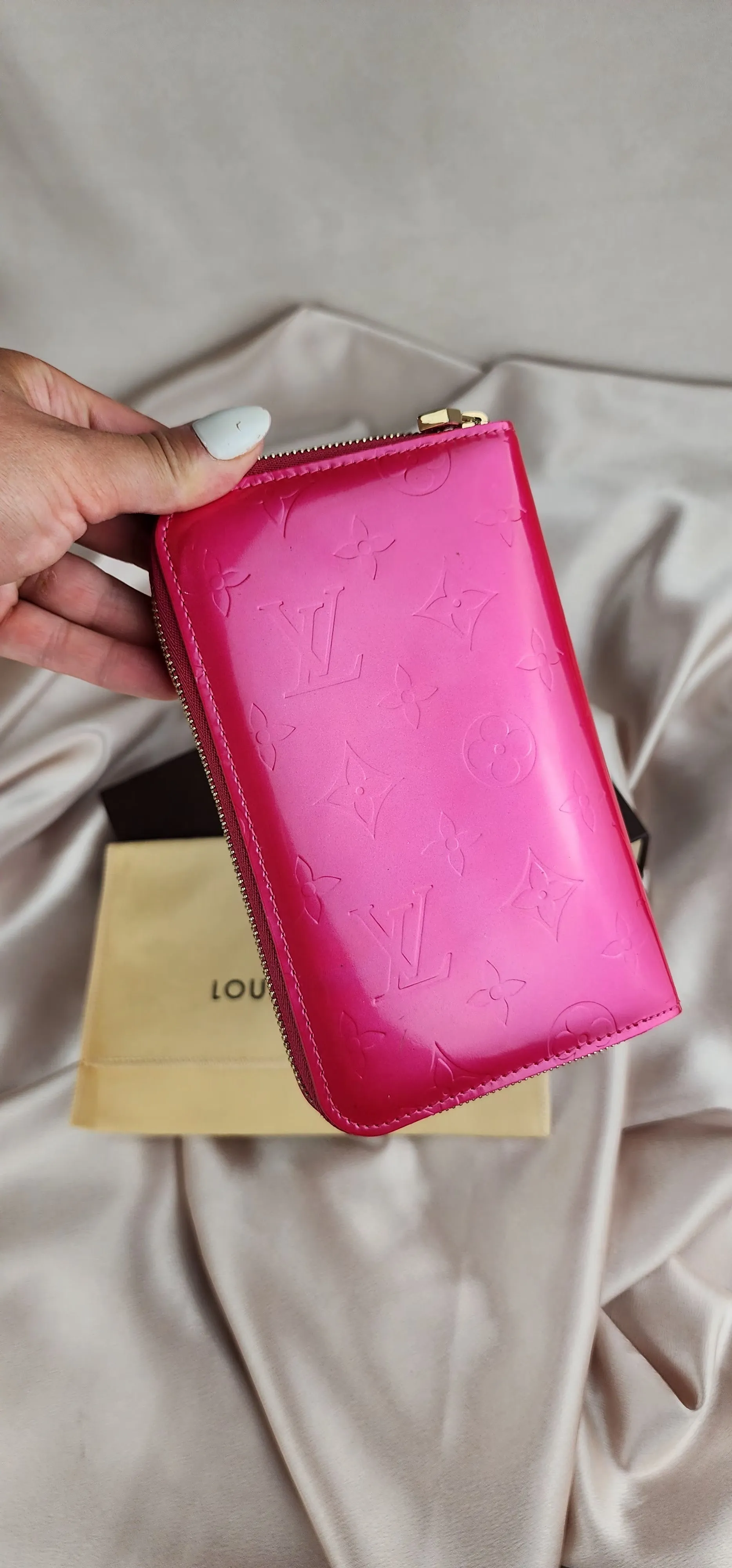 Louis Vuitton Monogram Vernis Eldridge Pink Wallet - 958