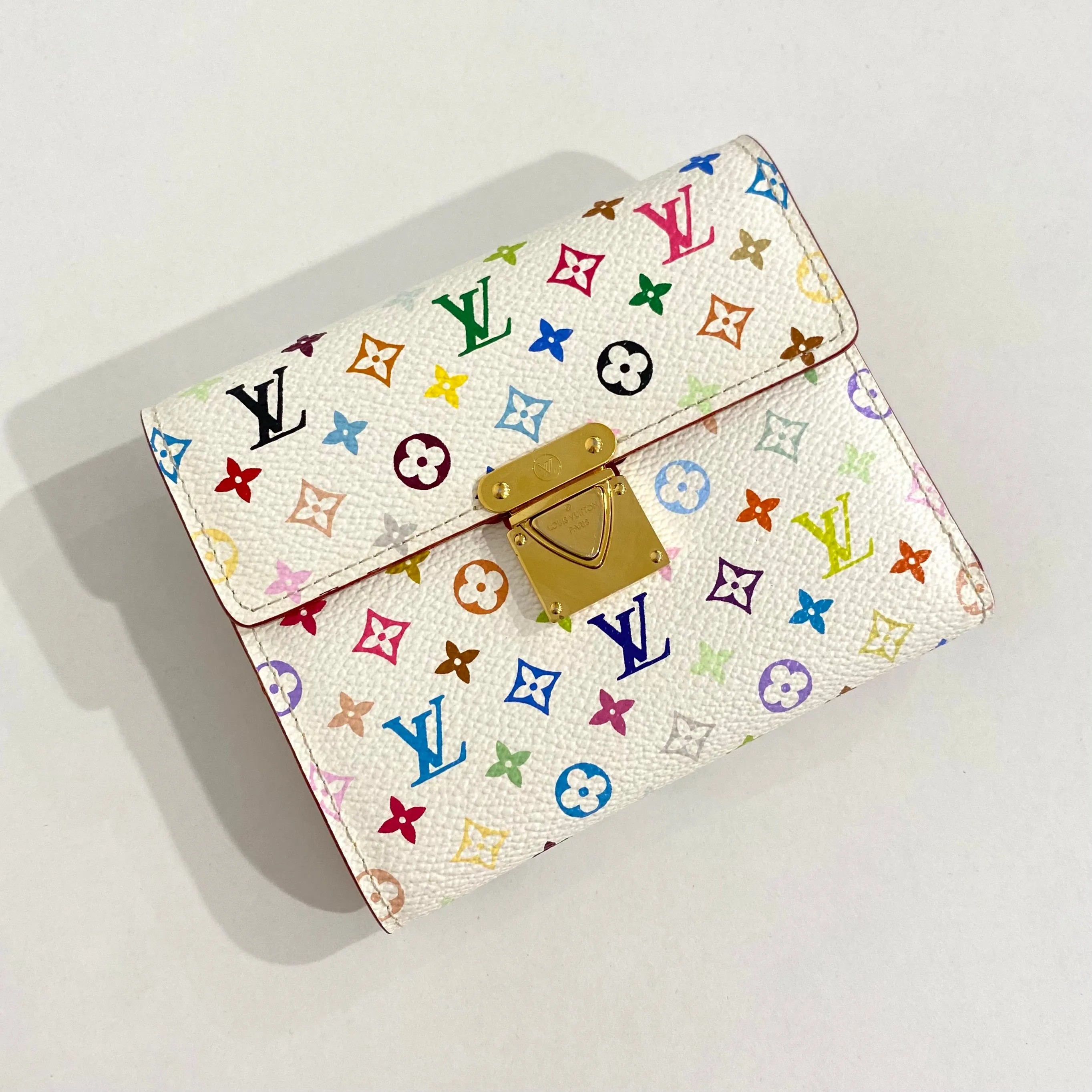 Louis Vuitton Murakami White Multicolore Wallet