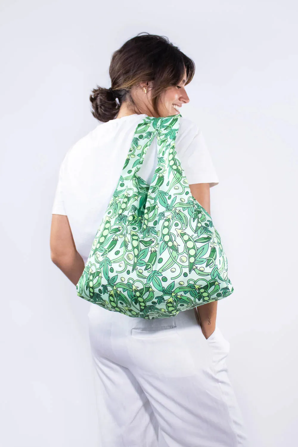 Medium Reusable Bag - Peas