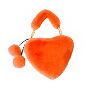 Pre Order:  Plush Heart Shaped Handbag