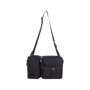 Split Black Crossbody Bag