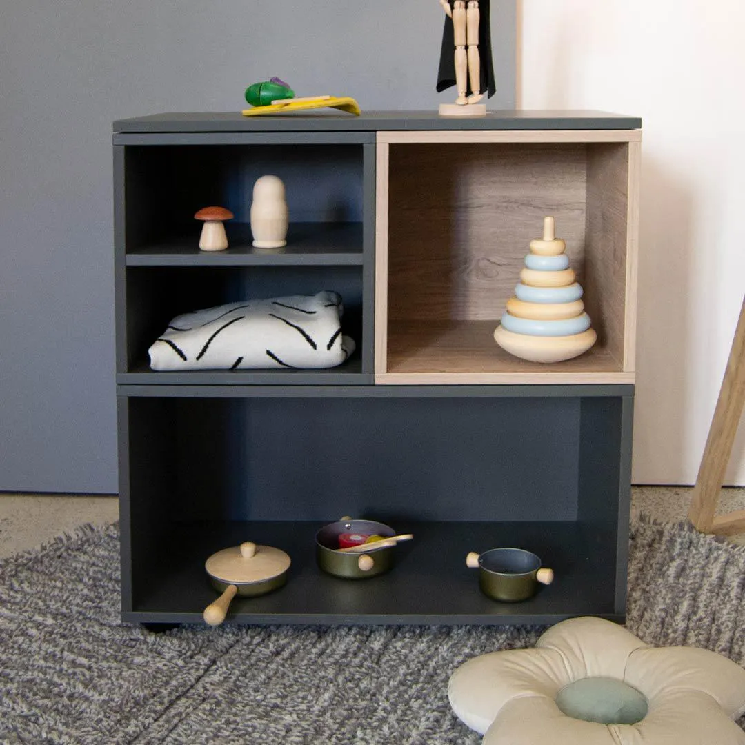 Tom Tom Cubby - Charcoal & Oak