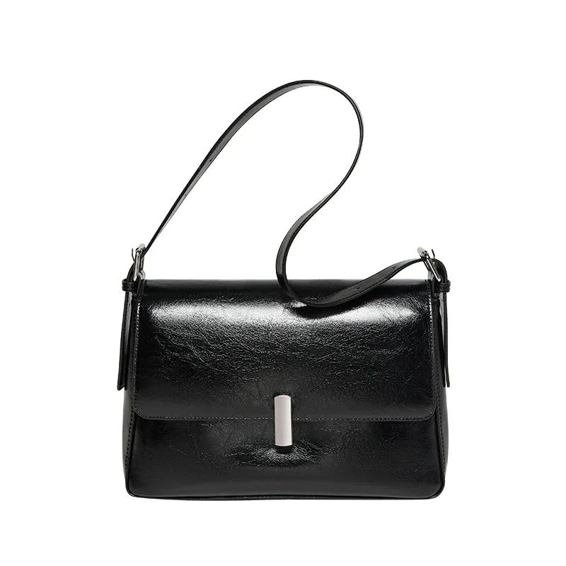 Versatile and Stylish Calf Leather Crossbody Bag