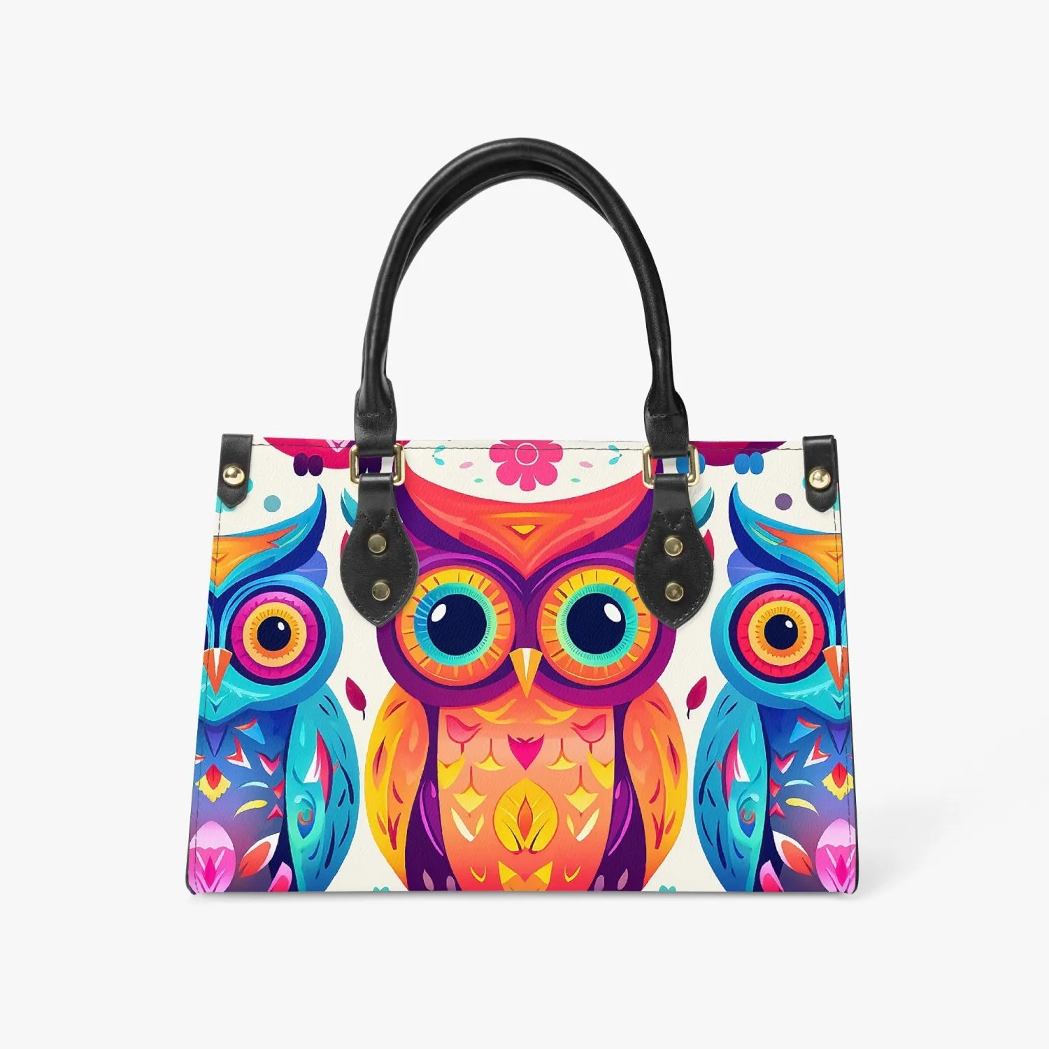 Women's Tote Bag - Long Strap - Owls