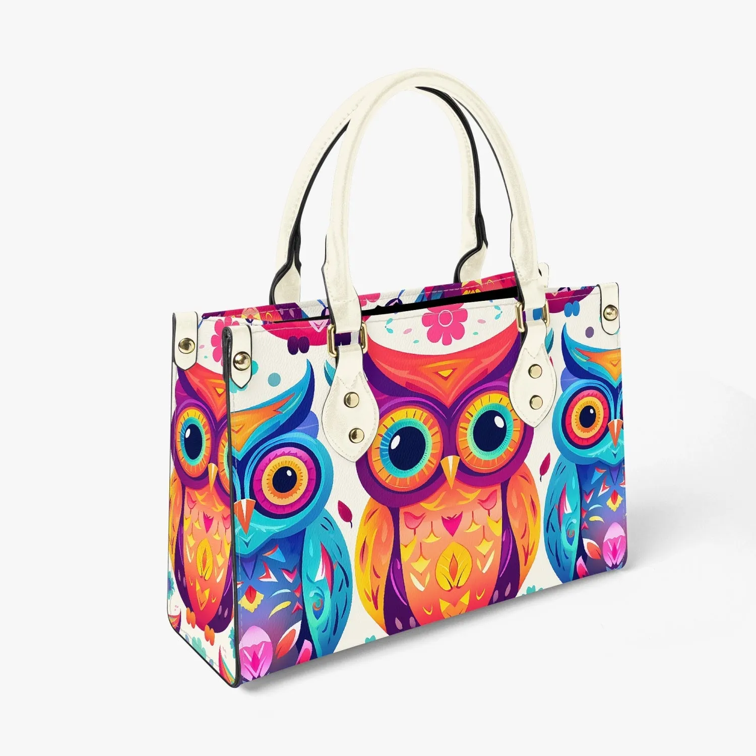 Women's Tote Bag - Long Strap - Owls