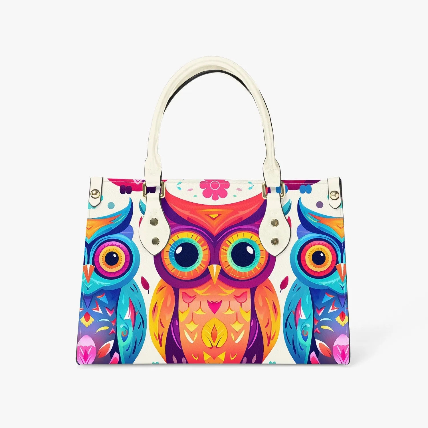 Women's Tote Bag - Long Strap - Owls